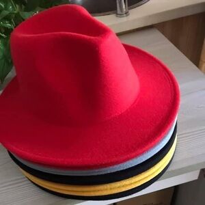Fedora Hats (thick Quality)
Red - Black - Grey - Navy Blue - yellow
